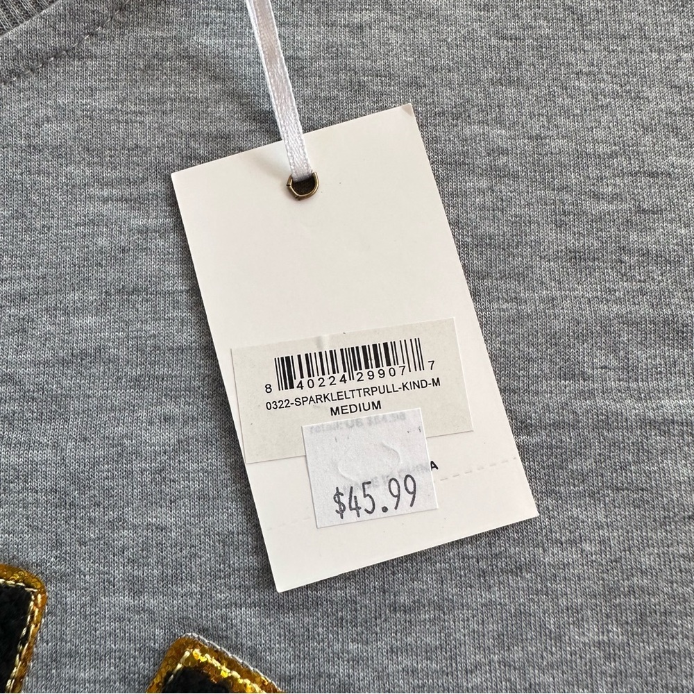 Simply Southern Be Kind Sweatshirt. Gray. Medium. NWT - Picture 5 of 10